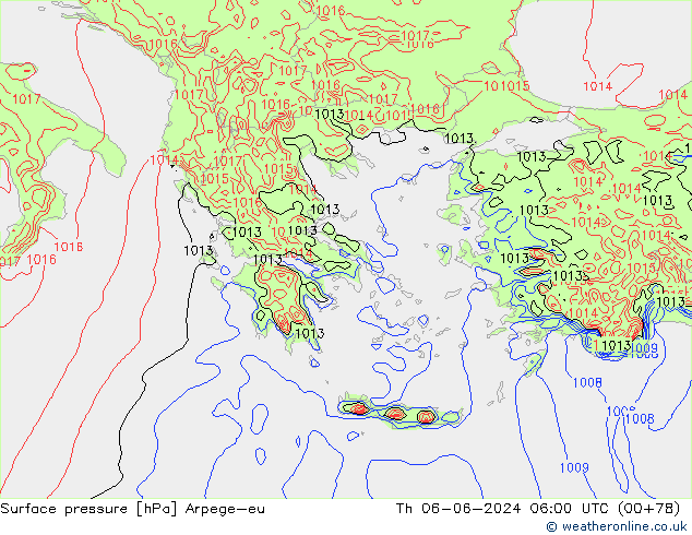 pression de l'air Arpege-eu jeu 06.06.2024 06 UTC