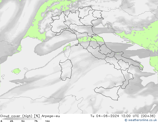 nuvens (high) Arpege-eu Ter 04.06.2024 12 UTC