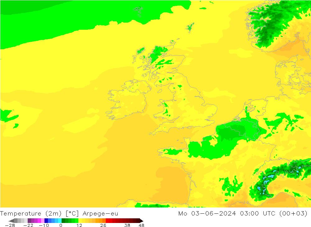     Arpege-eu  03.06.2024 03 UTC