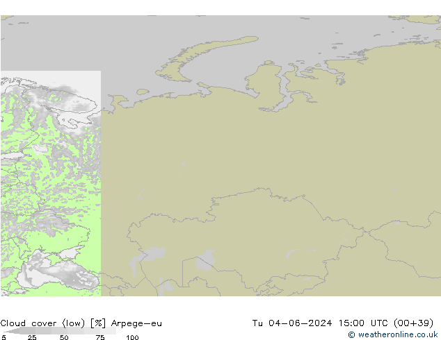 Wolken (tief) Arpege-eu Di 04.06.2024 15 UTC