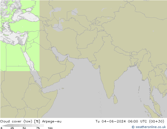 Bulutlar (düşük) Arpege-eu Sa 04.06.2024 06 UTC