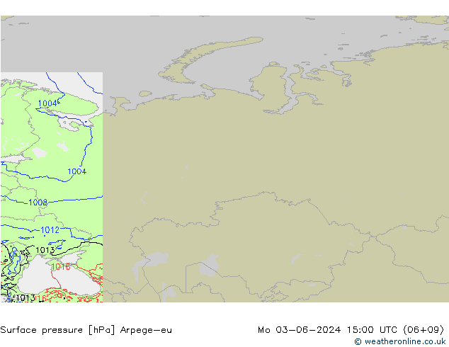 ciśnienie Arpege-eu pon. 03.06.2024 15 UTC