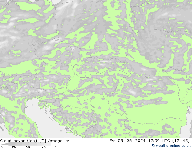 nuvens (baixo) Arpege-eu Qua 05.06.2024 12 UTC