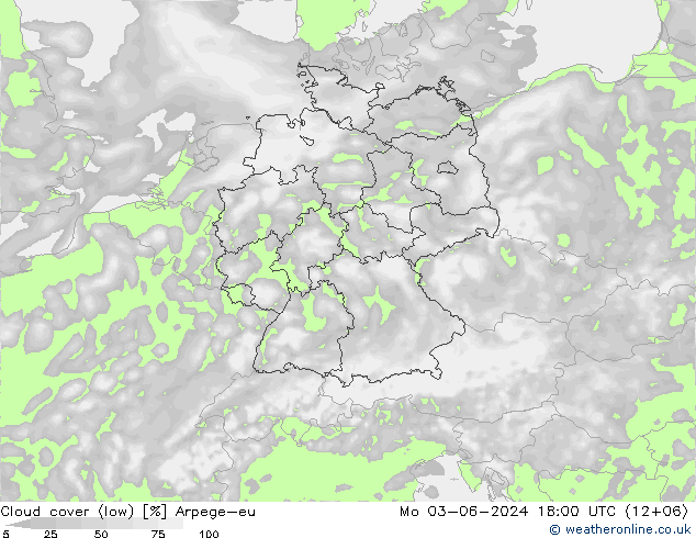 Wolken (tief) Arpege-eu Mo 03.06.2024 18 UTC