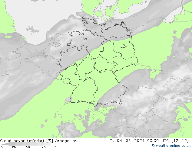 Nubi medie Arpege-eu mar 04.06.2024 00 UTC