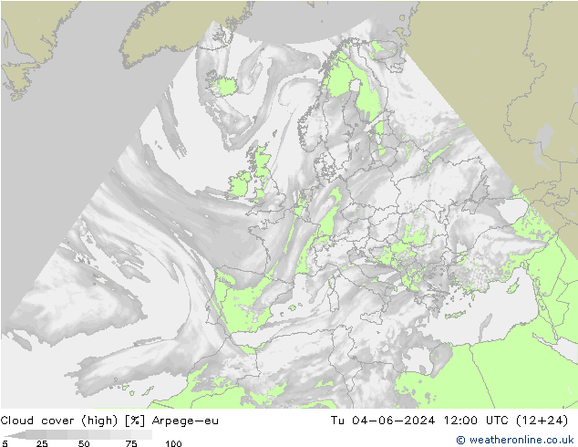 Nubes altas Arpege-eu mar 04.06.2024 12 UTC