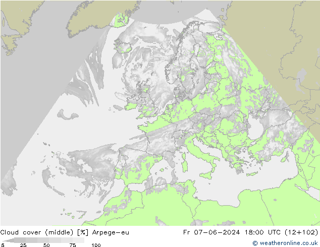 Bulutlar (orta) Arpege-eu Cu 07.06.2024 18 UTC