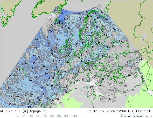 RV 925 hPa Arpege-eu vr 07.06.2024 12 UTC