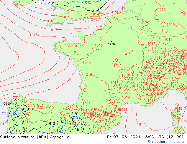 pressão do solo Arpege-eu Sex 07.06.2024 15 UTC