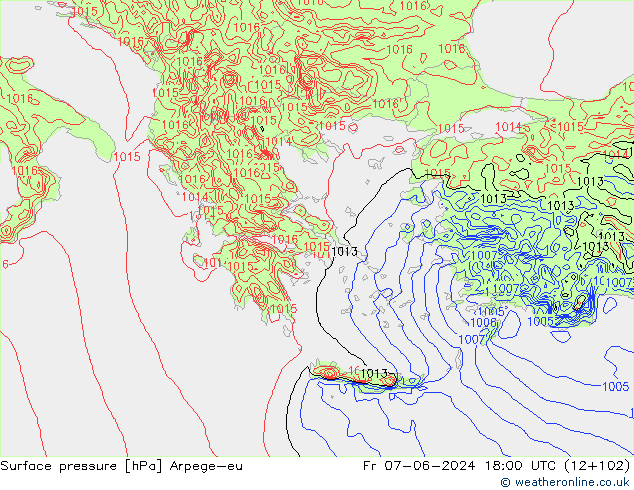pressão do solo Arpege-eu Sex 07.06.2024 18 UTC