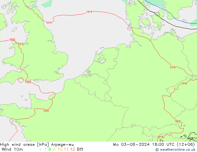 High wind areas Arpege-eu lun 03.06.2024 18 UTC