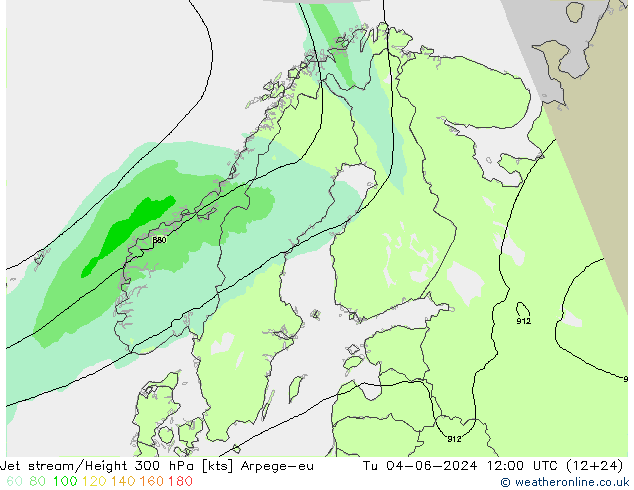 Polarjet Arpege-eu Di 04.06.2024 12 UTC