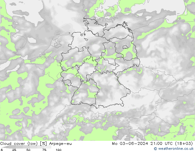 Nubes bajas Arpege-eu lun 03.06.2024 21 UTC