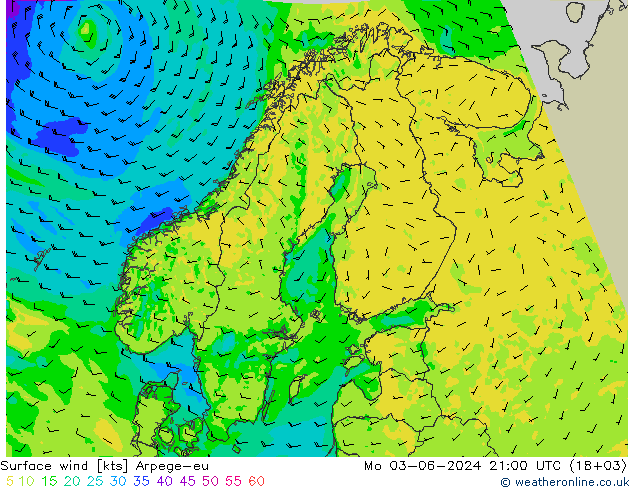 Rüzgar 10 m Arpege-eu Pzt 03.06.2024 21 UTC