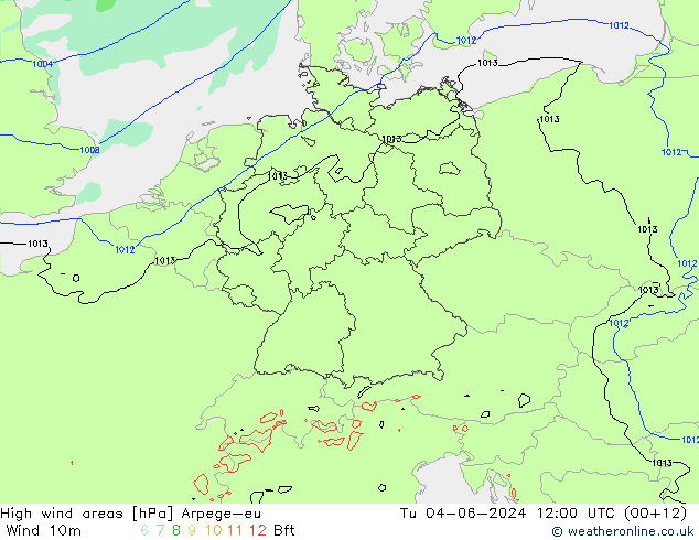 Sturmfelder Arpege-eu Di 04.06.2024 12 UTC