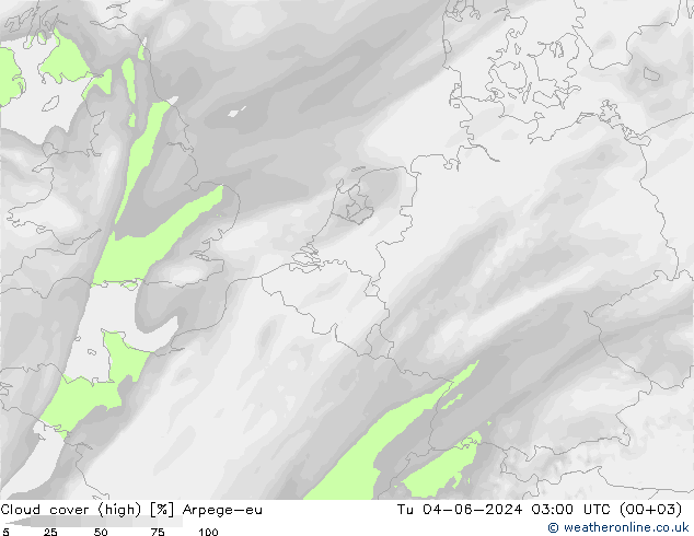 Nubes altas Arpege-eu mar 04.06.2024 03 UTC