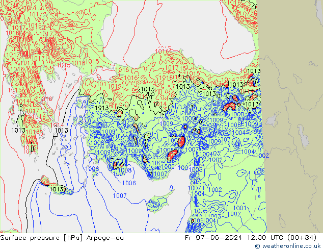 pressão do solo Arpege-eu Sex 07.06.2024 12 UTC