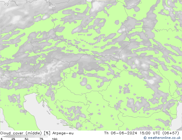 nuvens (médio) Arpege-eu Qui 06.06.2024 15 UTC