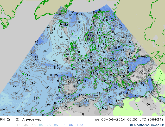 RV 2m Arpege-eu wo 05.06.2024 06 UTC