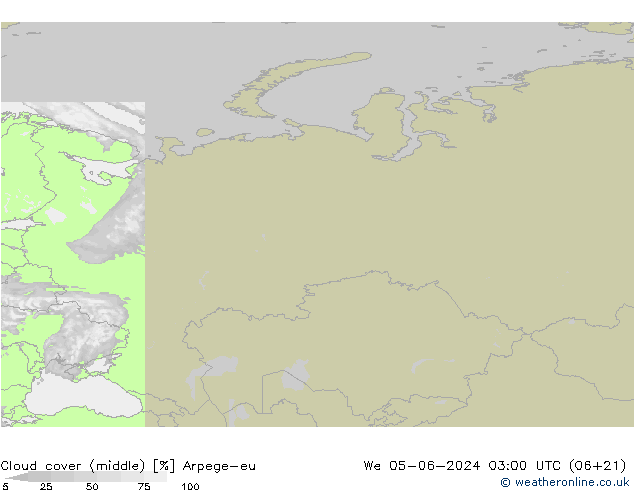 zachmurzenie (środk.) Arpege-eu śro. 05.06.2024 03 UTC