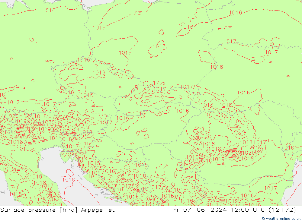 pressão do solo Arpege-eu Sex 07.06.2024 12 UTC