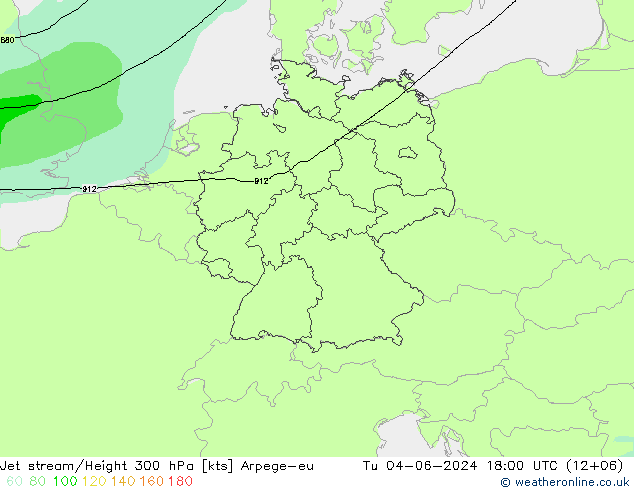 Polarjet Arpege-eu Di 04.06.2024 18 UTC