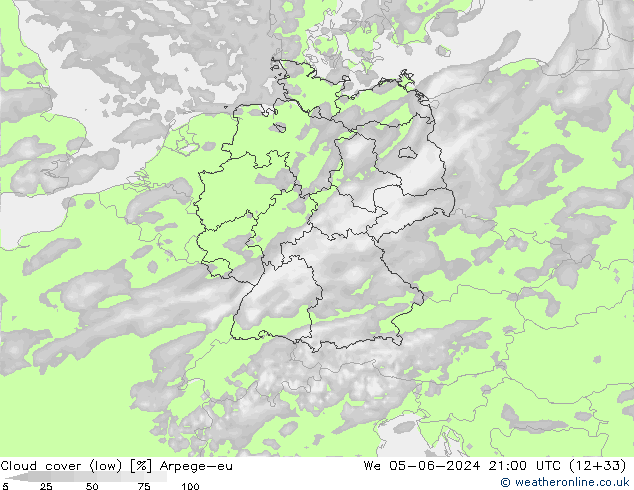 nuvens (baixo) Arpege-eu Qua 05.06.2024 21 UTC