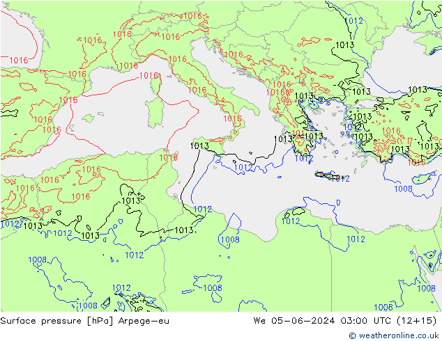 ciśnienie Arpege-eu śro. 05.06.2024 03 UTC