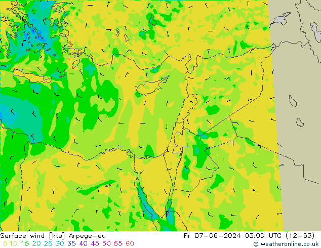Bodenwind Arpege-eu Fr 07.06.2024 03 UTC