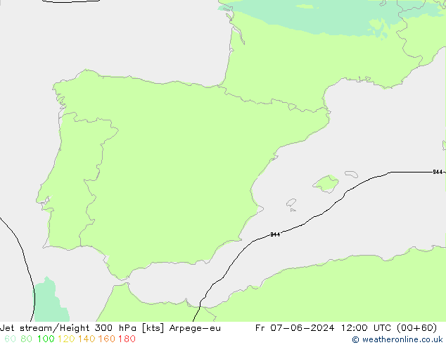 Polarjet Arpege-eu Fr 07.06.2024 12 UTC