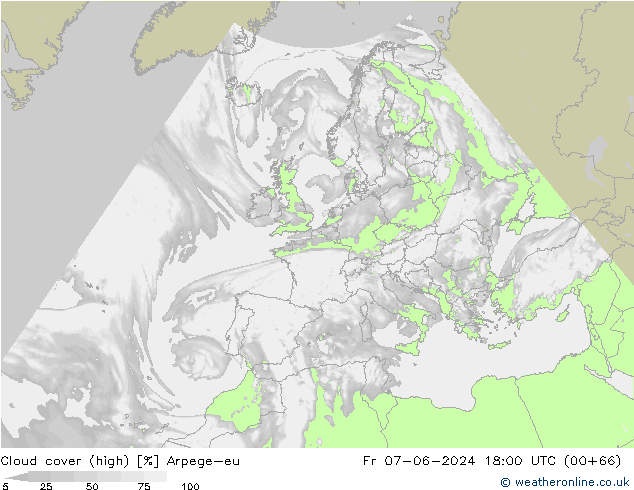 Wolken (hohe) Arpege-eu Fr 07.06.2024 18 UTC