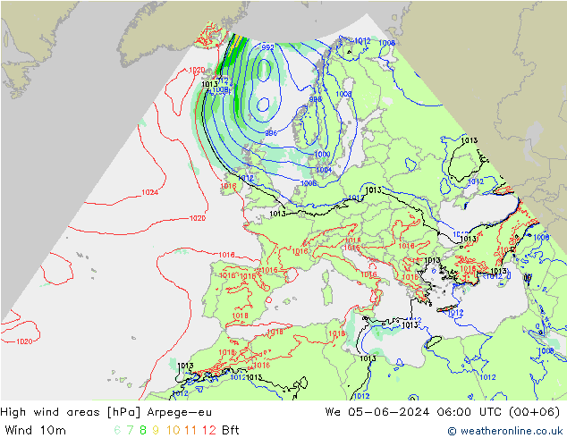 Sturmfelder Arpege-eu Mi 05.06.2024 06 UTC