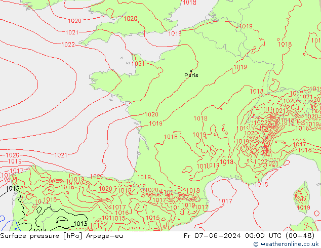 pressão do solo Arpege-eu Sex 07.06.2024 00 UTC