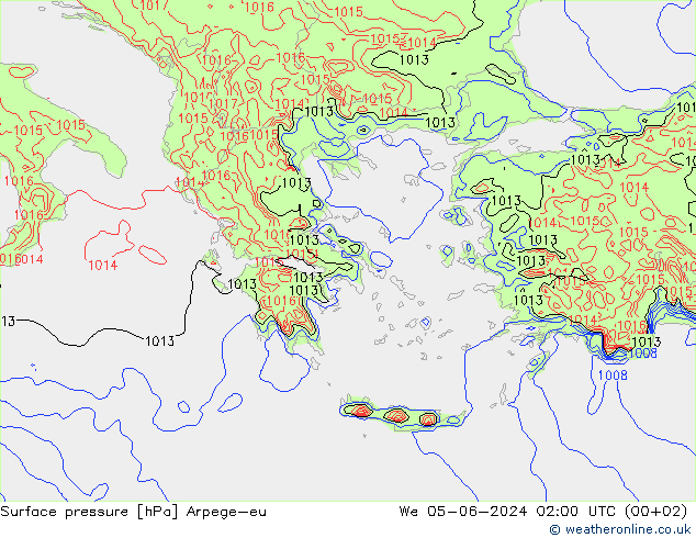 ciśnienie Arpege-eu śro. 05.06.2024 02 UTC
