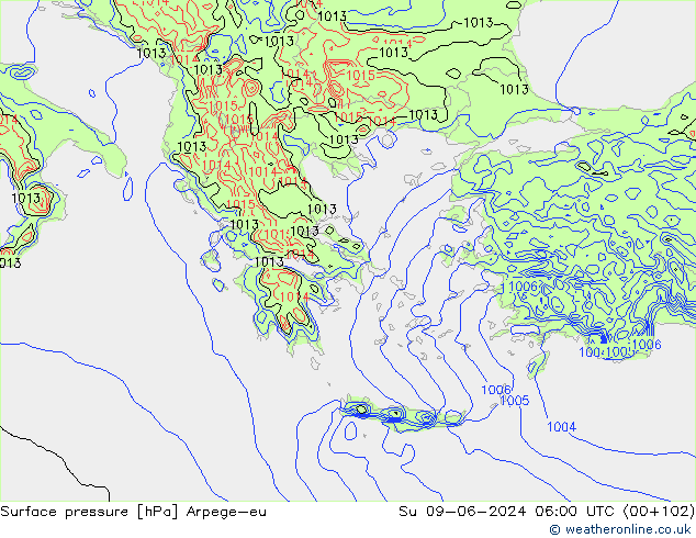      Arpege-eu  09.06.2024 06 UTC