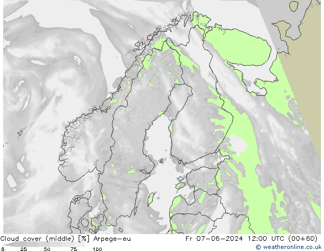 Bulutlar (orta) Arpege-eu Cu 07.06.2024 12 UTC