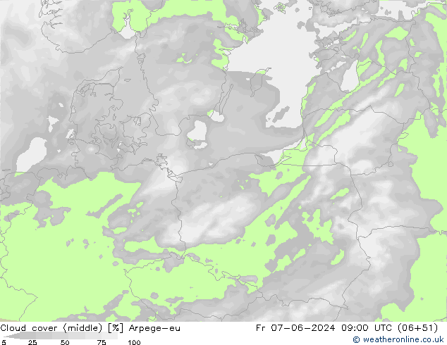 Bulutlar (orta) Arpege-eu Cu 07.06.2024 09 UTC