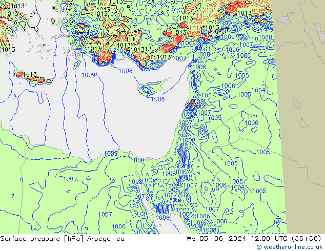 ciśnienie Arpege-eu śro. 05.06.2024 12 UTC