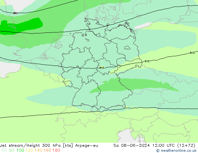 Polarjet Arpege-eu Sa 08.06.2024 12 UTC