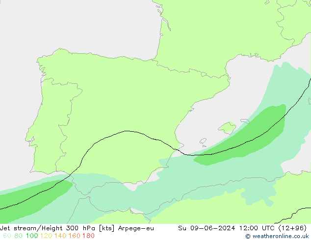 Polarjet Arpege-eu So 09.06.2024 12 UTC