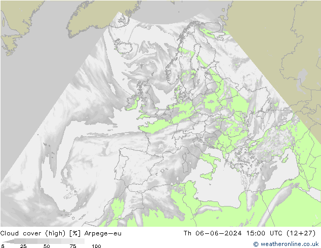 Wolken (hohe) Arpege-eu Do 06.06.2024 15 UTC