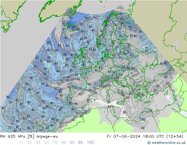 925 hPa Nispi Nem Arpege-eu Cu 07.06.2024 18 UTC