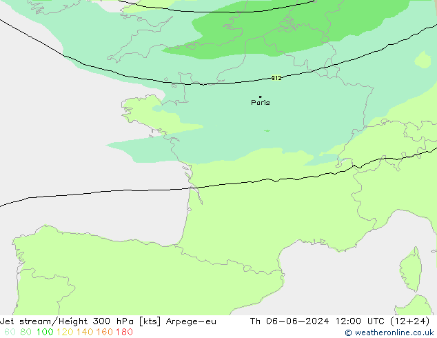 Polarjet Arpege-eu Do 06.06.2024 12 UTC