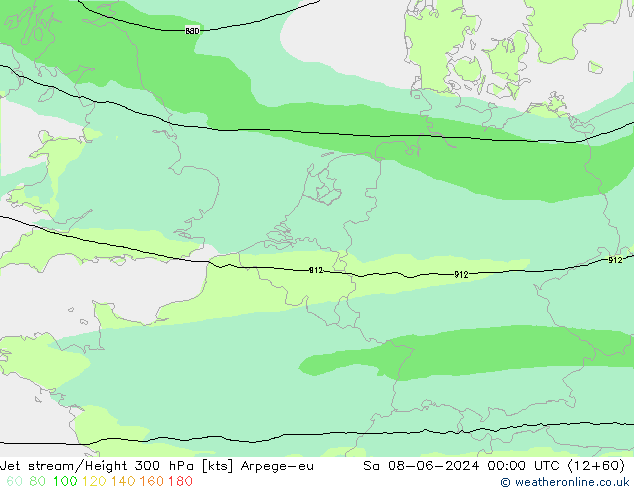 Polarjet Arpege-eu Sa 08.06.2024 00 UTC