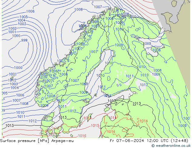 pressão do solo Arpege-eu Sex 07.06.2024 12 UTC