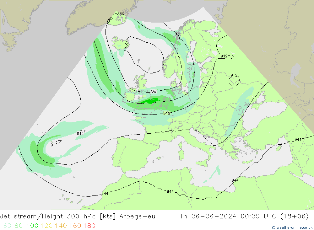 Polarjet Arpege-eu Do 06.06.2024 00 UTC