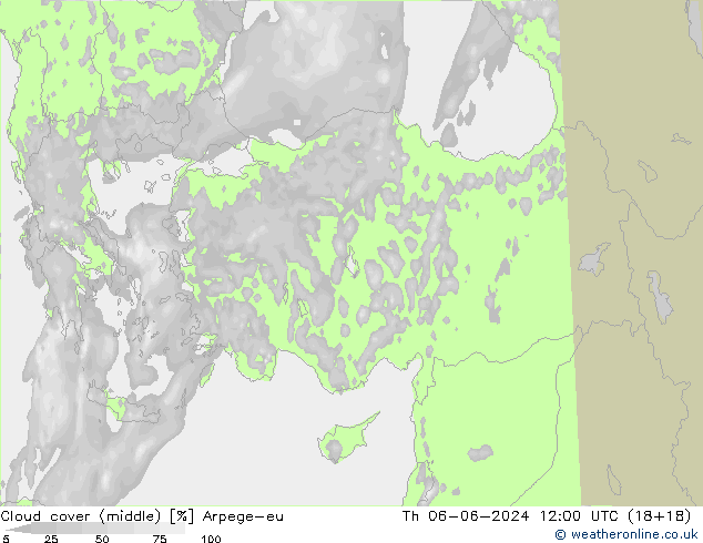 облака (средний) Arpege-eu чт 06.06.2024 12 UTC