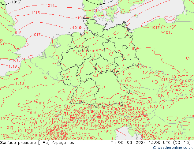 pression de l'air Arpege-eu jeu 06.06.2024 15 UTC