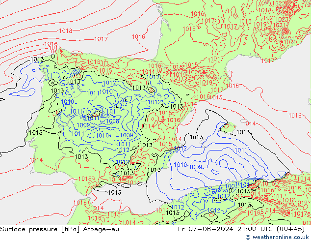 pressão do solo Arpege-eu Sex 07.06.2024 21 UTC