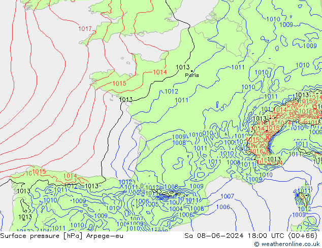      Arpege-eu  08.06.2024 18 UTC